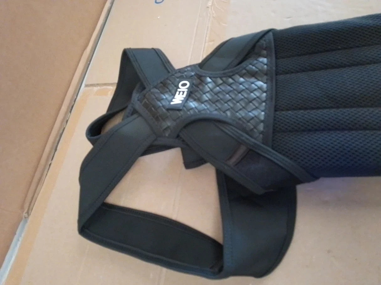 Back Support Brace Posture Corrector Breathable Shoulder Neck Lumbar XXL New