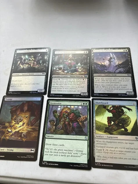 Magic The Gathering Teenage Mutant Ninja Turtles Collector Booster 13+ Opened