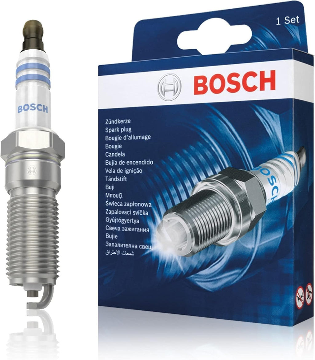 Bosch 0242229902 Spark Plug 4 Pieces Reliable Engine Ignition Plugs Heavy Duty