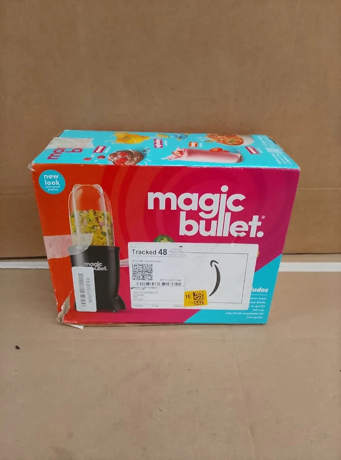 Magic Bullet Blender 7pc Set In Black Powerful 10000RPM Sleek Compact New