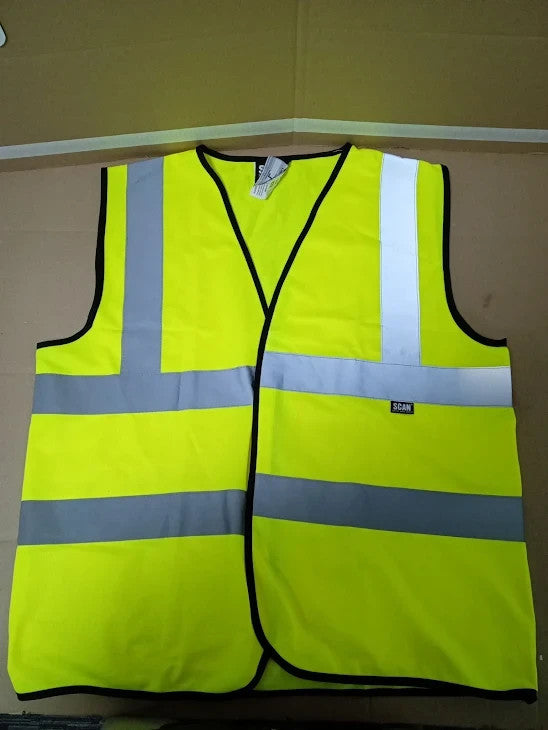 Scan 3XS Hi Vis Waistcoat Yellow Large