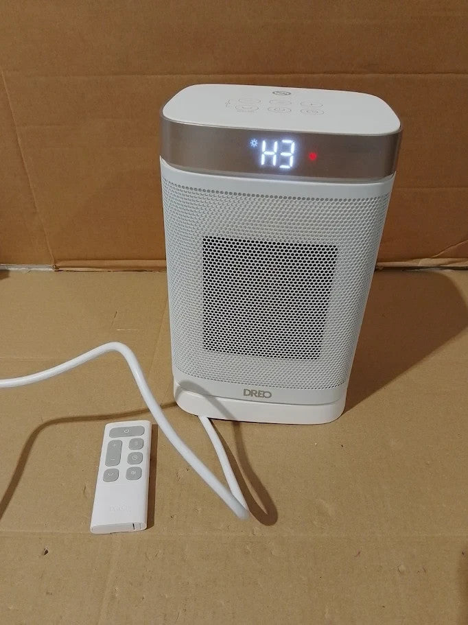 Dreo 1500W Smart Space Heaters Indoor Use Portable Heater 70° Oscillation White