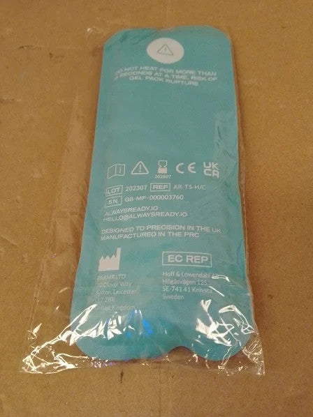 Always Ready Thigh Compression Support Sleeve 2 Per Pack Hot Cold Gel Medium New