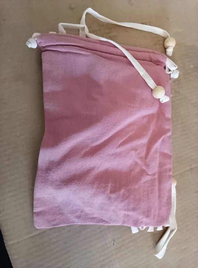 2pc Dusty Pink Bunting Banner Nursery Garland Blush Pink Double Sided Fabric New