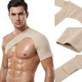 Couduan Shoulder Support Unisex Shoulder Brace Rotator Cuff Adjustable Beige New