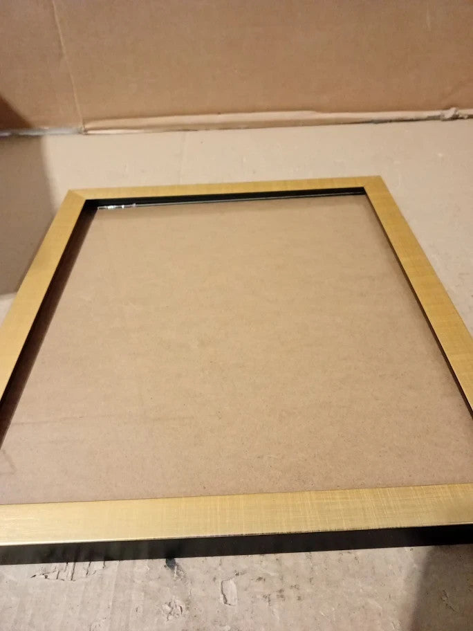 Frame Company Simpson Range Gold 12x10inch Frame Real Glasses New