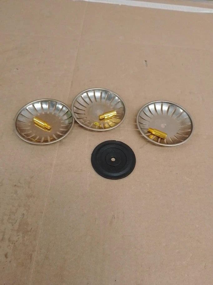 ASelected 3 Pack Kitchen Sink Plug Strainer Stainless Steel Replacement