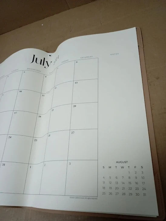 Simplified Desk Calendar 2024-2025 Desktop Mat Cabbrix Large Desk Pad New