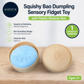 Toyland Squishy Bao Dumpling Sensory Fidget Toy Plastic Steamer Box 3+