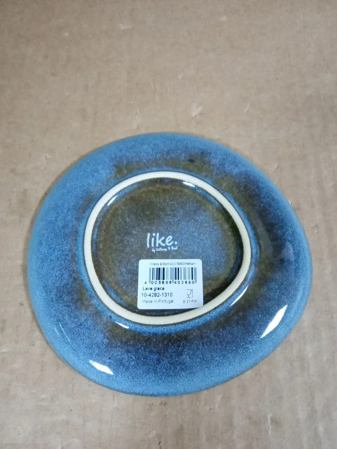 Like by Villeroy Boch Lave Glacé Coffee Stoneware Saucer Dishwasher Safe Green