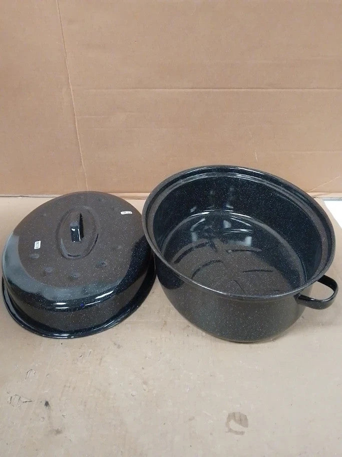 Salter BW12811EU7 Self Basting Roaster 38cm Vitreous Enamel Coated Steel New
