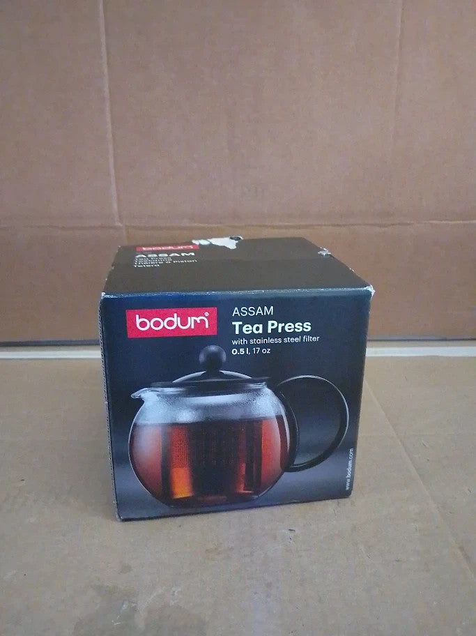 Bodum Assam Tea Press 0.5Litre French Press System Stainless Filter New