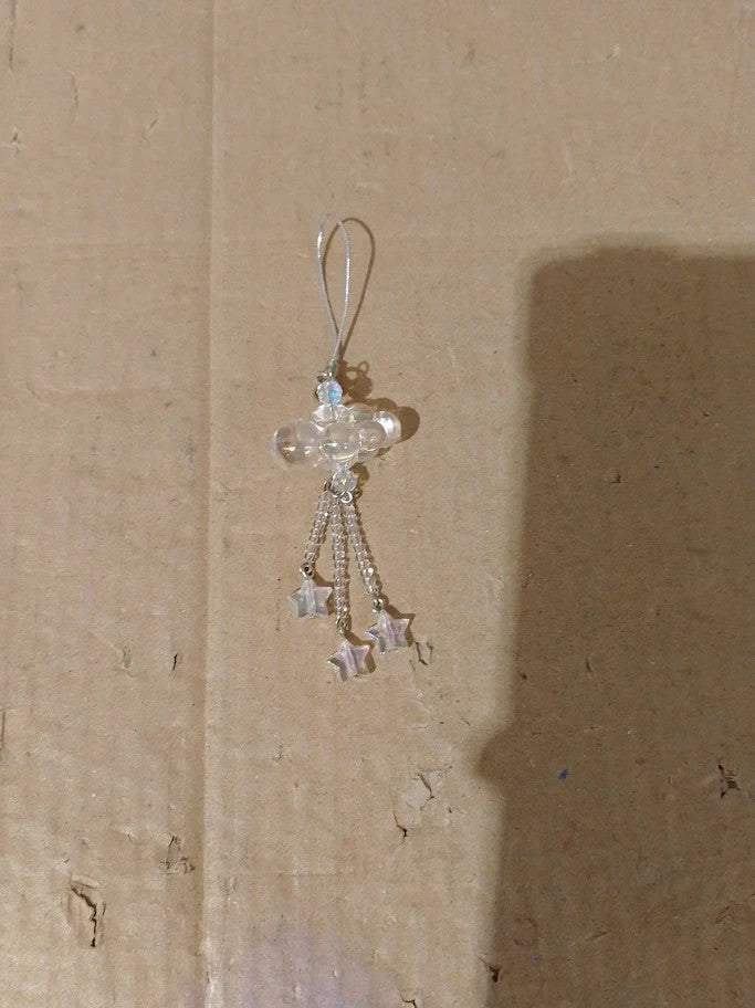 Beeflying Cloud Beaded Phone Charms Aesthetic Y2K Cute Charm Straps New