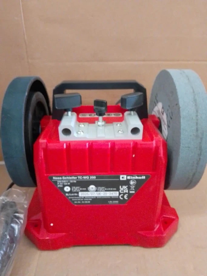 Einhell Stone Engine Wet Grinder For Grinding TC-WG 200 125W Stainless 180x30mm