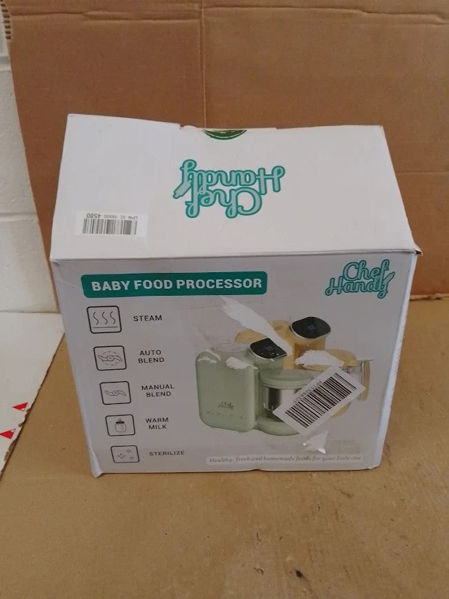 Chefhandy Baby Food Maker Processor 5 In 1 Baby Food Steamer Blender Green 300W