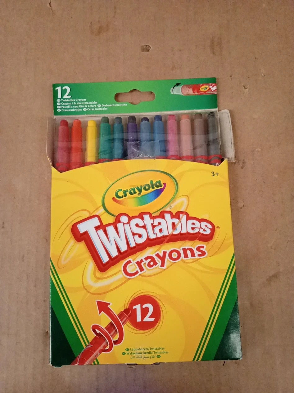 CRAYOLA Twistables Colouring Crayons Multicolor 1 Pack Of 12 Count Age 3+