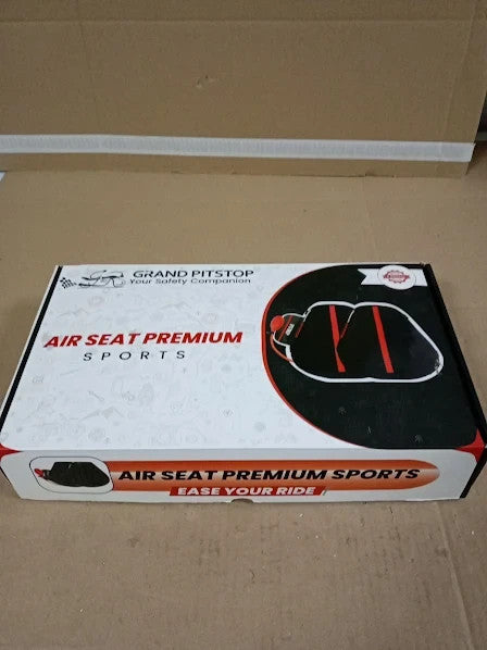 Grand Pitstop Air Comfy Seat Motorcycle Pressure Hand Press Inflatable New