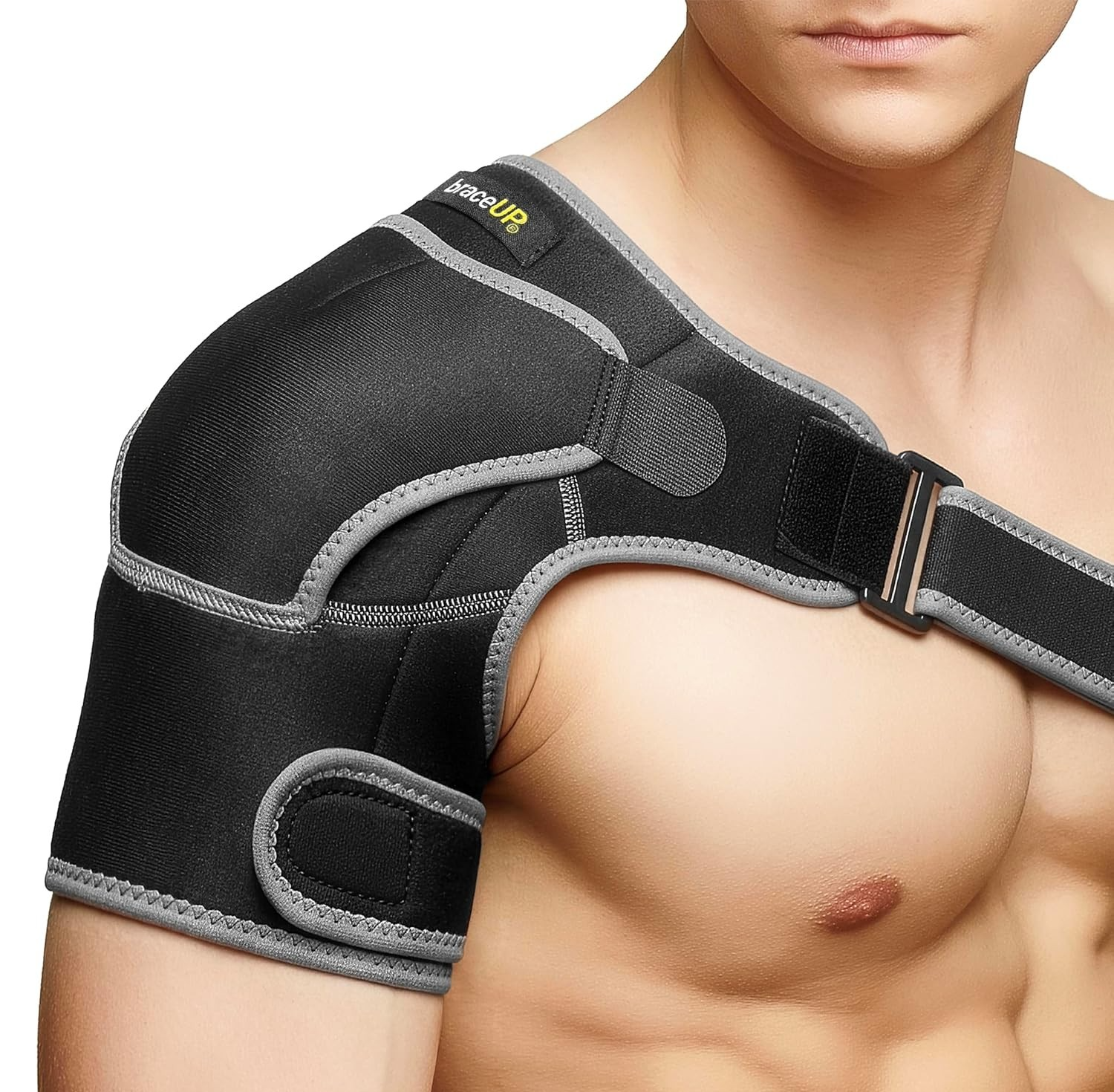 Braceup Shoulder Support Adjustable Shoulder Brace Men One Size Fits All