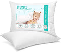Nestl Toddler Pillow Pack Of 2 Organic Cotton Kids Travel Bed 33x45cm White New