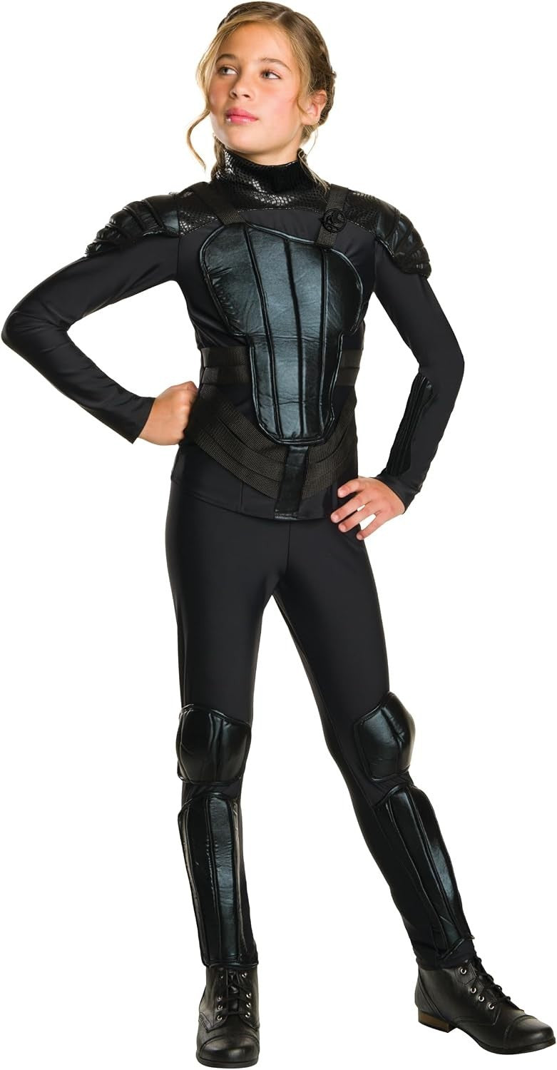 Rubies Official Katniss Girls Fancy Dress Hunger Games Mockingjay Medium New