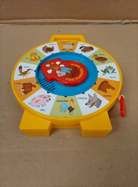 Fisher Price Classics Farmer Says See N Say Vintage Learning Toy 18 Months+