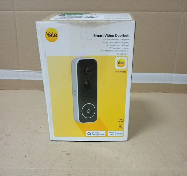 Yale Smart Video Doorbell Full HD 2-Way Audio Motion Alerts Night Vision Design
