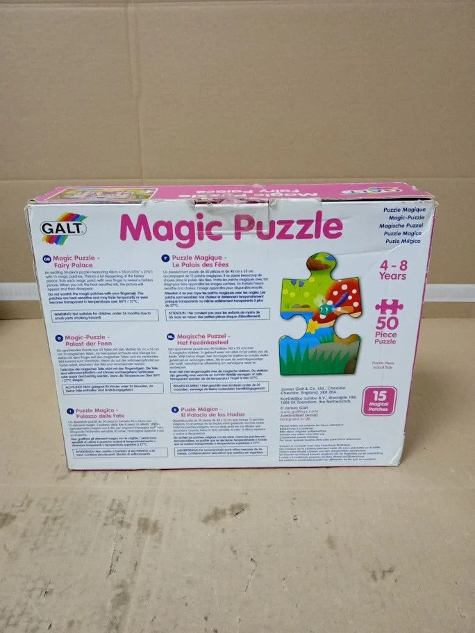 Galt Toys Magic Puzzle Fairy Palace Magical Patches Jigsaw 4+ New