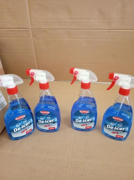 Carplan TDI501 Blue Star Winter De Icer Trigger Aerosol Spray 500ml 4pc New