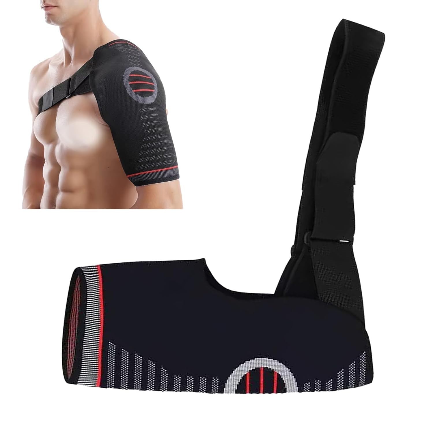 Shoulder Support Adjustable Shoulder Brace Men Women 2 Adjustment Straps New