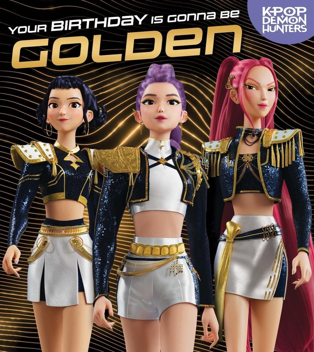KPOP Birthday Card Is Gonna Be Golden Greeting Official Licensed Product New