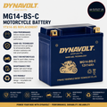 Dynavolt MG14 BS C Motorcycle Battery YTX14 12V BS Replacement Modern Design