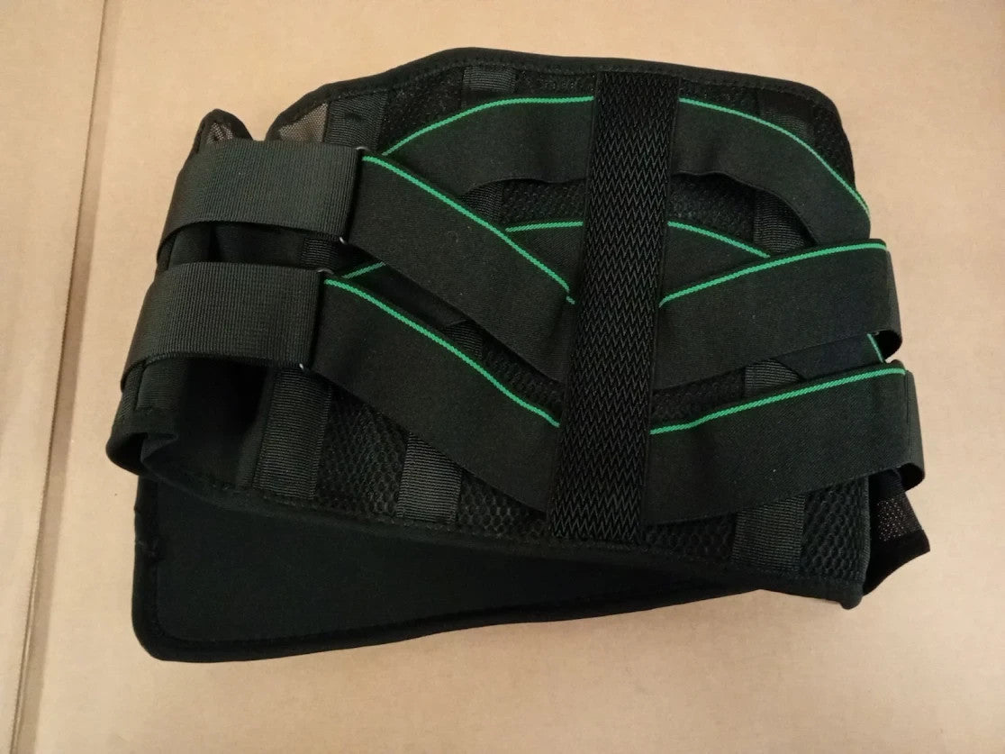 Fretoo Ergonomic Support Belt Unisex Lower Back Pain 7 Metal Stays Medium New