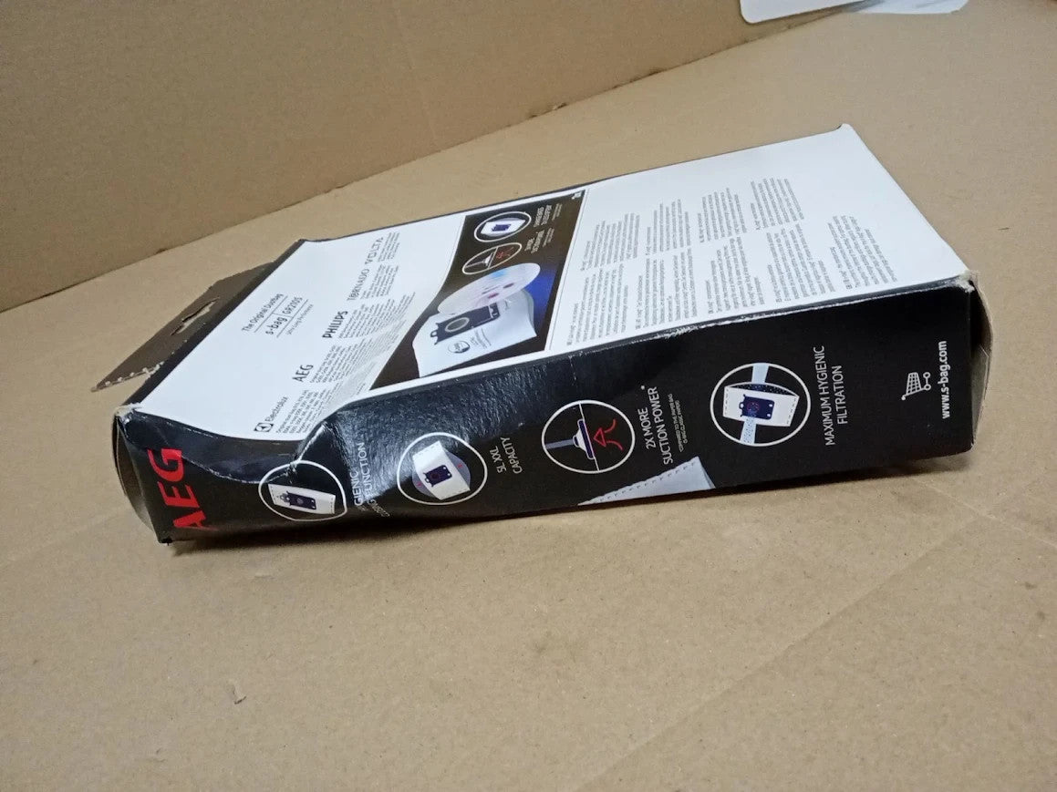 Genuine AEG GR210S S Bag Ultra Long Performance Vacuum Bags 3pc Original New
