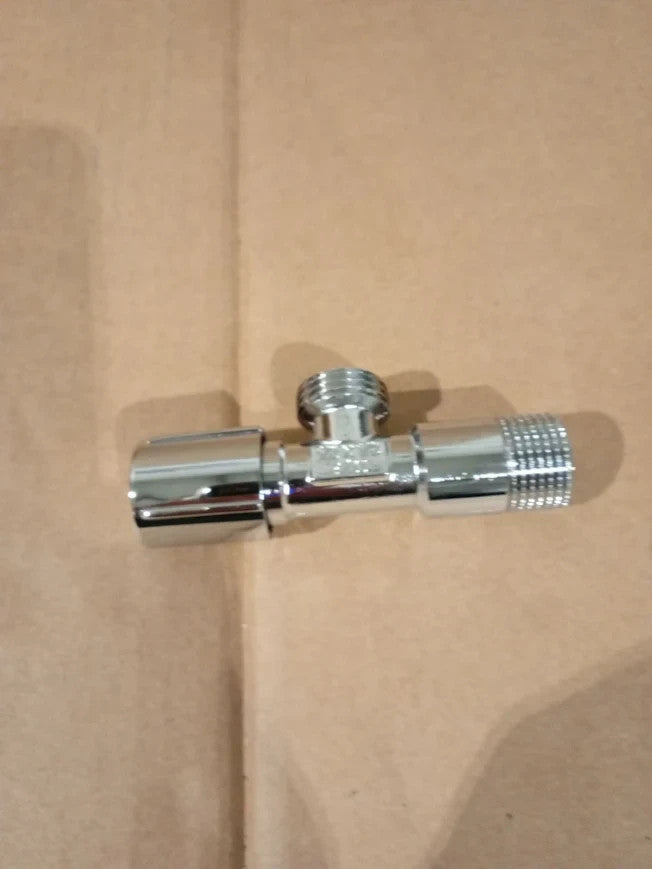 Grohe Brass Angle Valve 1/2in Pre Roughened Connection Thread Easy Sealing
