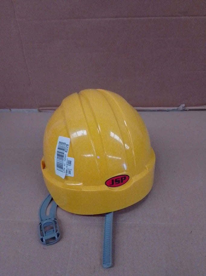 JSP EVO3 Safety Helmet Hard Hat Vented Yellow Slip Ratchet Adjustment EN397