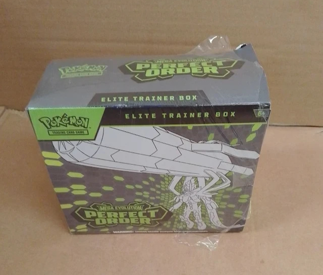 Pokemon TCG Mega Evolution Perfect Order Elite Trainer Box Full Art Promo 9 Pack