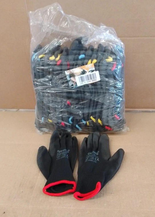 Rainberg PU Coated Safety Work Gloves Non Slip Grip Gardening Small Design