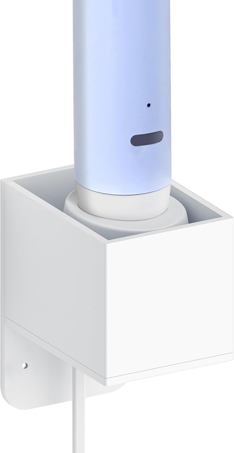 Linkidea Wall Mount Electric Toothbrush Charger Holder Cable 7.5x5.5x5.New
