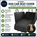 Alfheim Dog Car Seat Cover Scratchproof Durable Washable Back Seat Cover Thicken