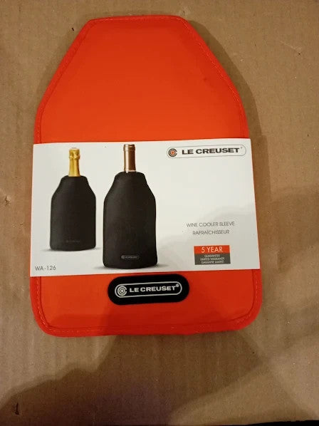 Le Creuset Accessories Wine Bottle Cooler Sleeve Volcanic Nylon 0.75L