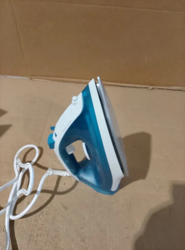 Amazon Basics Steam Iron Nonstick Soleplate 1800W 20g Continuous Blue