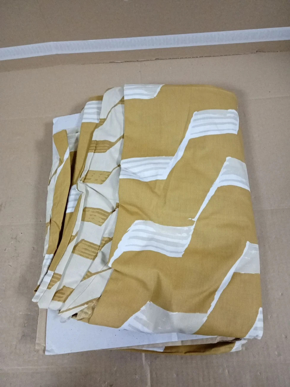 Hoem Zabine Abstract Reversible Cotton Rich Duvet Cover Set 137x200/50x75 New