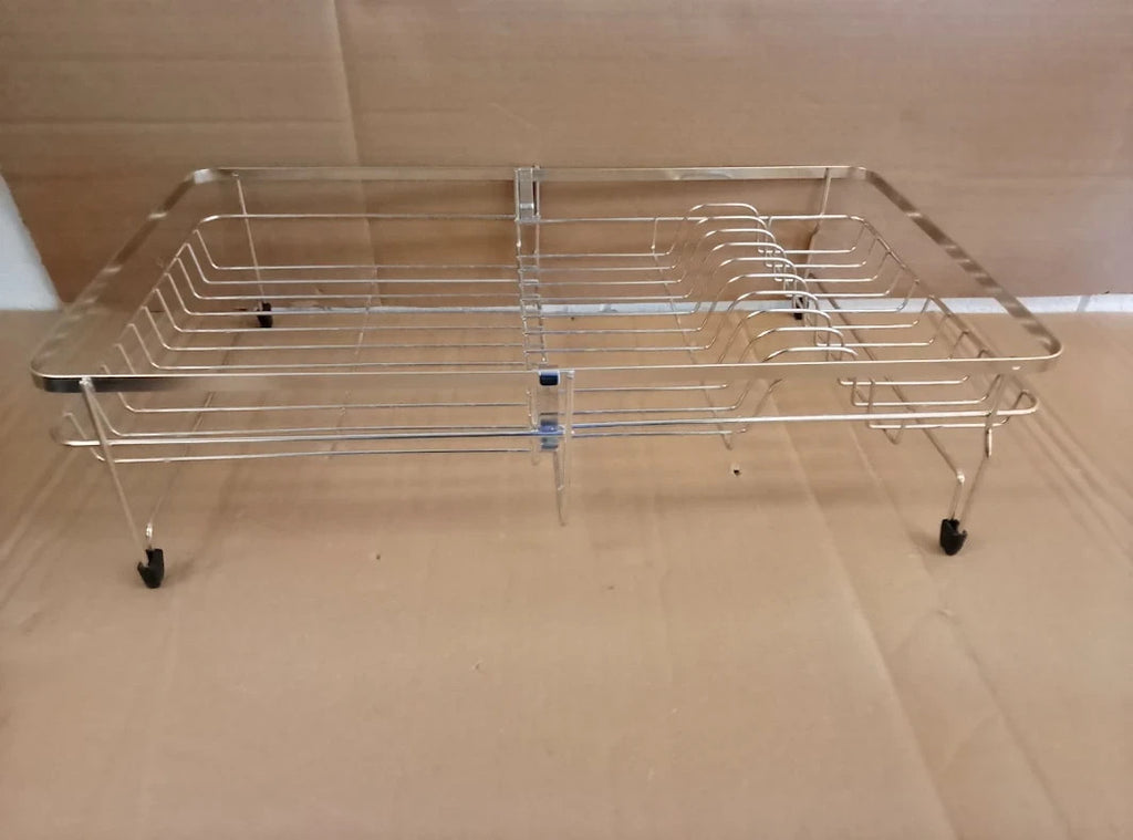 Argos Home Silver Extendable Dish Drainer Kitchen Plate Drying Rack Design