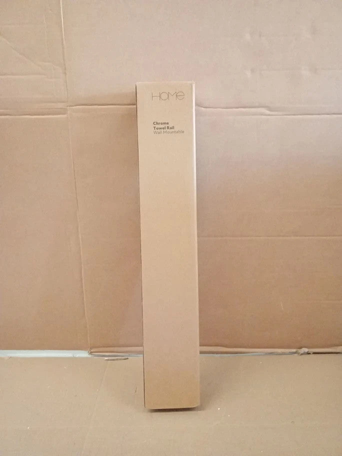 Habitat Wall Mounted Towel Rail Chrome 5.3x50x8cm New