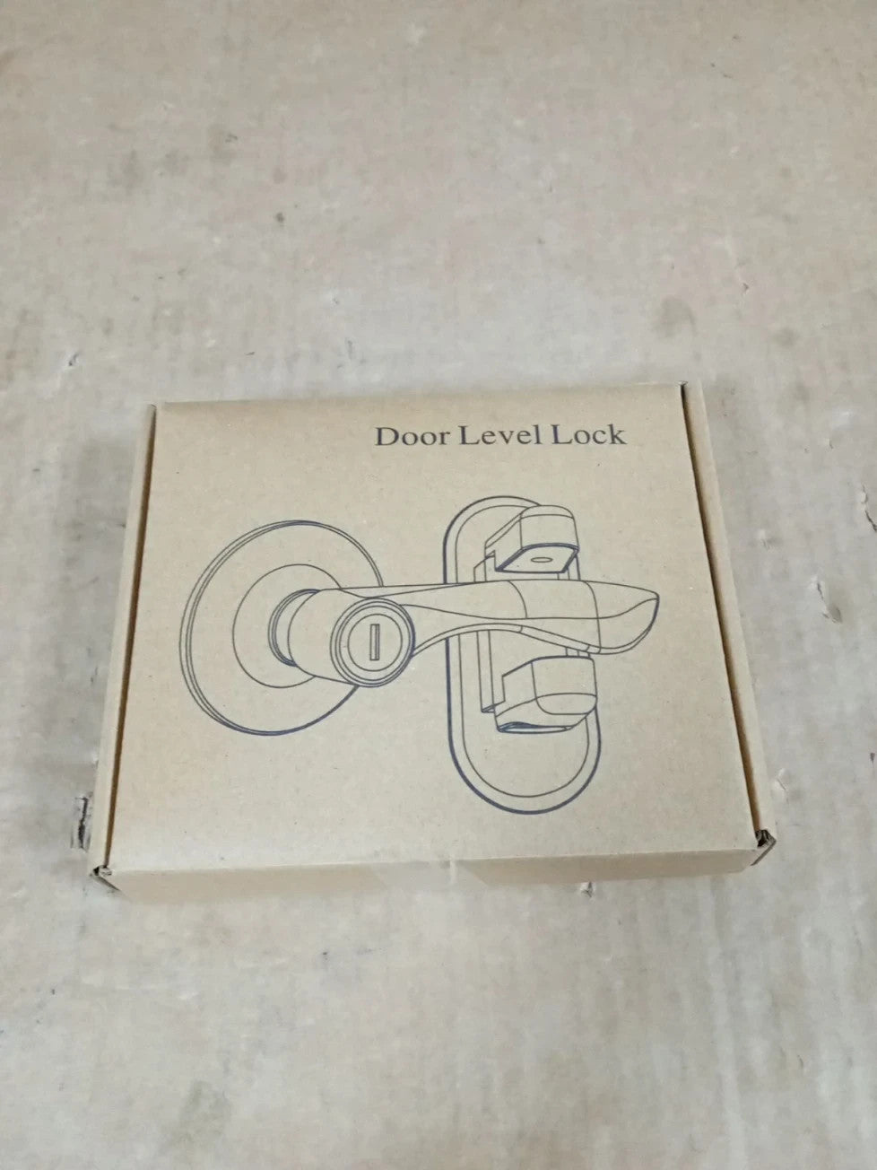 Woobroo Door Lever Safety Lock 2 Pieces Handle Locks Without Drilling White