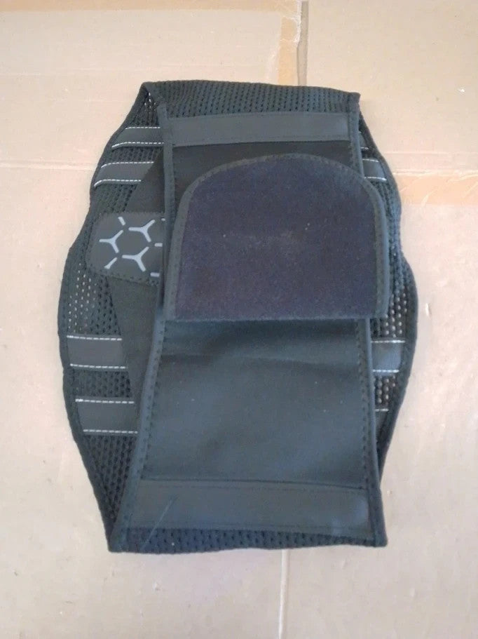 Rakiie Back Support Belt Lower Pain Relief 7 Stays Adjustable Support Small New