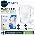 Brita Maxtra Pro Marella XL White Plastic Jug Filtered Water Capacity 2L
