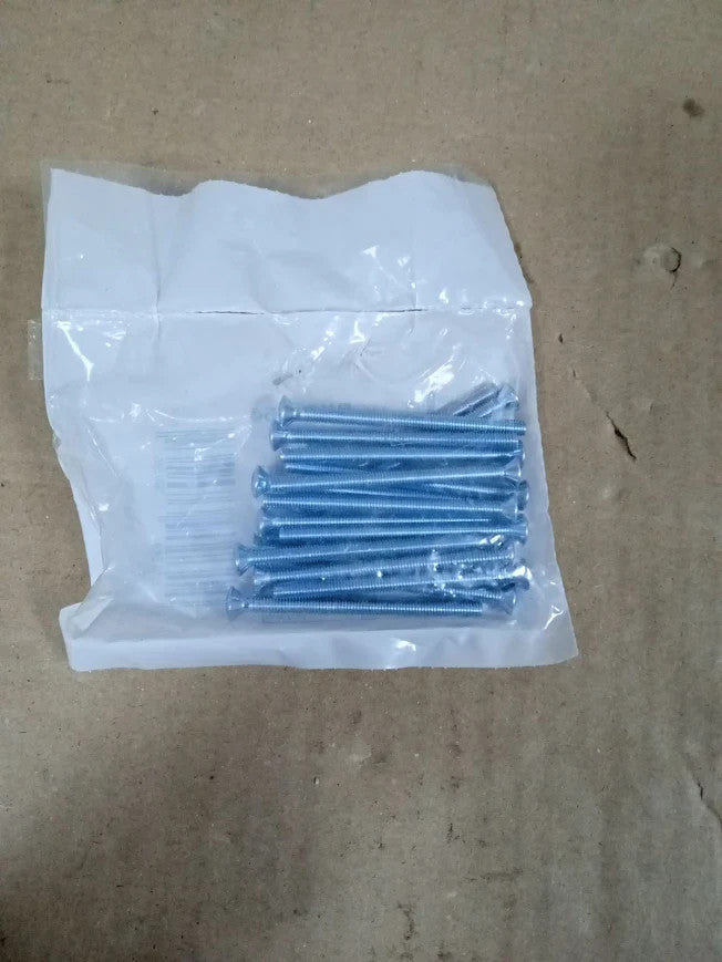 20x Merriway 3.5mx50mm Electrical Socket Screws Zinc Plated BZP Fixing New