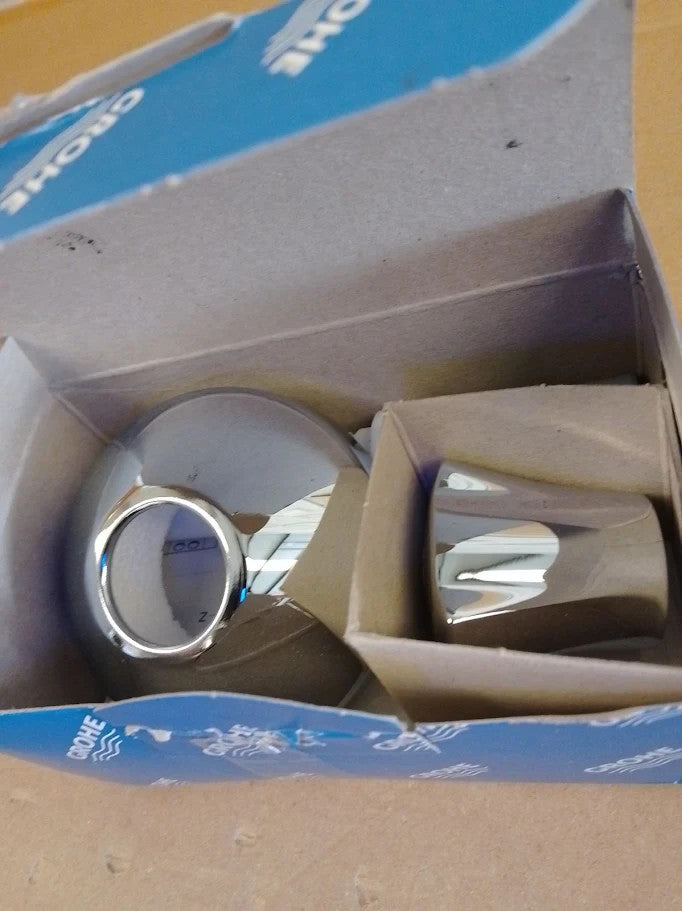 Grohe Metal Costa L Concealed Valve Trim Flange Chrome 19808001 New