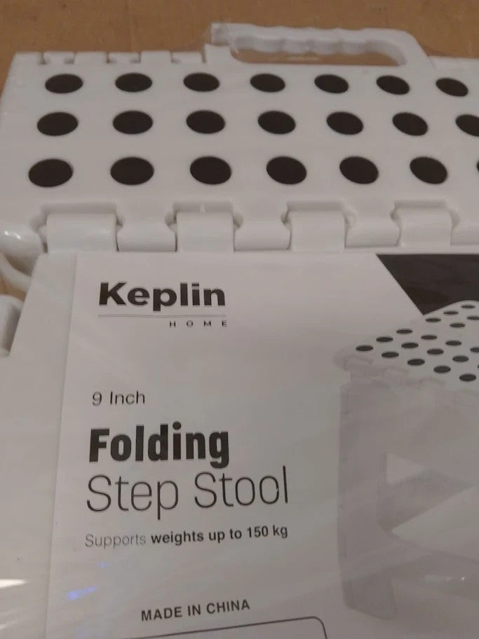 Keplin 9Inch Heavy Duty Folding Step Stool Non Slip Foldable Portable New